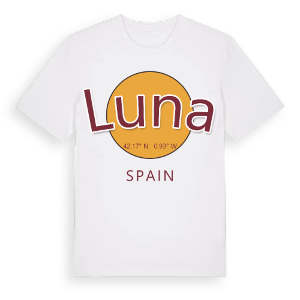Luna cirkel t-shirt – ekologisk bomull t-shirt från Pinshirt