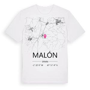Malón karta t-shirt – ekologisk bomull t-shirt från Pinshirt