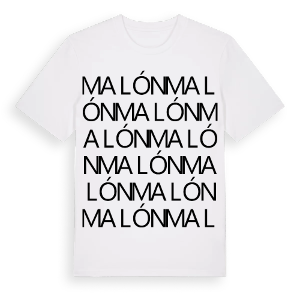 Malón ordlek t-shirt – ekologisk bomull t-shirt från Pinshirt