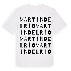 Martín del Río ordlek t-shirt – ekologisk bomull t-shirt från Pinshirt