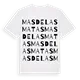 Mas de las Matas ordlek t-shirt