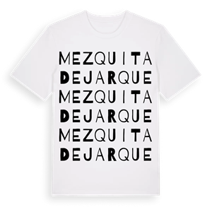 Mezquita de Jarque ordlek t-shirt – ekologisk bomull t-shirt från Pinshirt
