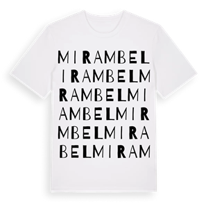 Mirambel ordlek t-shirt – ekologisk bomull t-shirt från Pinshirt