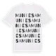 Muniesa ordlek t-shirt