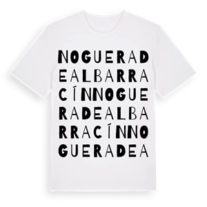 Noguera de Albarracín ordlek t-shirt – ekologisk bomull t-shirt från Pinshirt