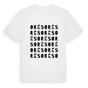 Orés ordlek t-shirt – ekologisk bomull t-shirt från Pinshirt