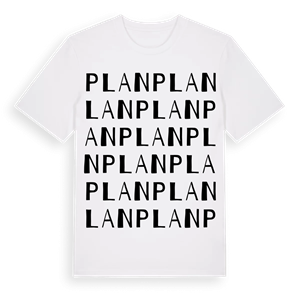 Plan ordlek t-shirt – ekologisk bomull t-shirt från Pinshirt