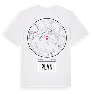Plan t-shirt – ekologisk bomull t-shirt från Pinshirt