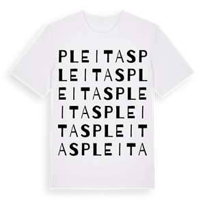 Pleitas ordlek t-shirt – ekologisk bomull t-shirt från Pinshirt