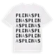 Plenas ordlek t-shirt