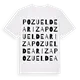 Pozuel de Ariza ordlek t-shirt