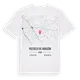 Pozuelo de Aragón karta t-shirt