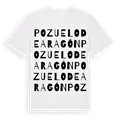 Pozuelo de Aragón ordlek t-shirt