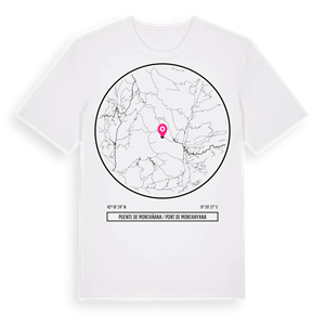Puente de Montañana / Pont de Montanyana t-shirt – ekologisk bomull t-shirt från Pinshirt