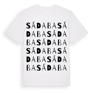 Sádaba ordlek t-shirt – ekologisk bomull t-shirt från Pinshirt