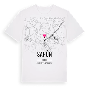 Sahún karta t-shirt – ekologisk bomull t-shirt från Pinshirt