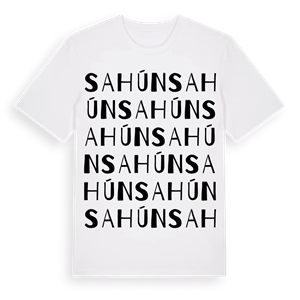 Sahún ordlek t-shirt – ekologisk bomull t-shirt från Pinshirt