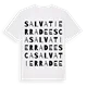 Salvatierra de Esca ordlek t-shirt