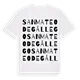San Mateo de Gállego ordlek t-shirt