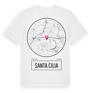 Santa Cilia t-shirt – ekologisk bomull t-shirt från Pinshirt