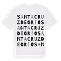 Santa Cruz de Grío ordlek t-shirt