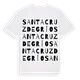 Santa Cruz de Grío ordlek t-shirt