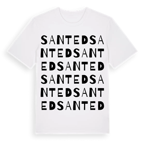 Santed ordlek t-shirt – ekologisk bomull t-shirt från Pinshirt