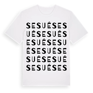 Sesué ordlek t-shirt – ekologisk bomull t-shirt från Pinshirt
