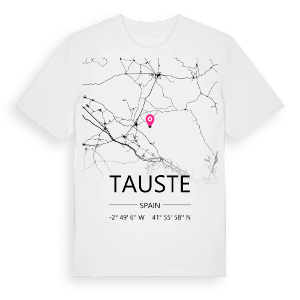Tauste karta t-shirt – ekologisk bomull t-shirt från Pinshirt