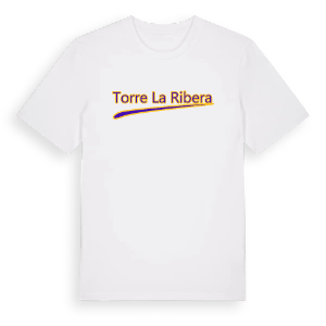 Torre la Ribera baseball t-shirt – ekologisk bomull t-shirt från Pinshirt