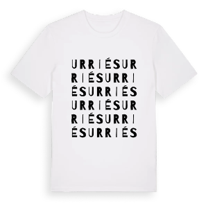 Urriés ordlek t-shirt – ekologisk bomull t-shirt från Pinshirt