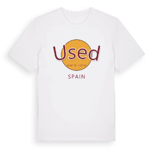 Used cirkel t-shirt – ekologisk bomull t-shirt från Pinshirt