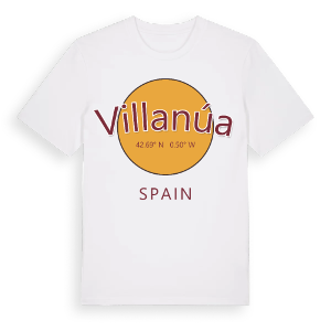 Villanúa cirkel t-shirt – ekologisk bomull t-shirt från Pinshirt