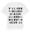 Villarroya de los Pinares ordlek t-shirt