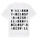 Villarroya de los Pinares ordlek t-shirt