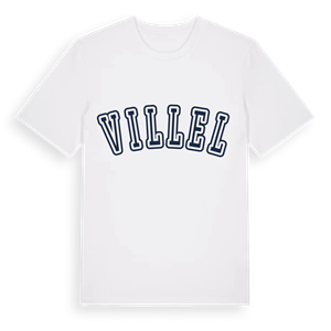 Villel college t-shirt – ekologisk bomull t-shirt från Pinshirt