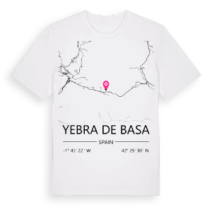 Yebra de Basa karta t-shirt – ekologisk bomull t-shirt från Pinshirt