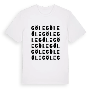 Göle ordlek t-shirt – ekologisk bomull t-shirt från Pinshirt