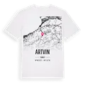 Artvin karta t-shirt