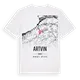 Artvin karta t-shirt