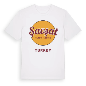 Şavşat cirkel t-shirt – ekologisk bomull t-shirt från Pinshirt