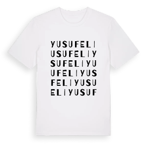 Yusufeli ordlek t-shirt – ekologisk bomull t-shirt från Pinshirt