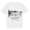 Asturias / Asturies karta t-shirt