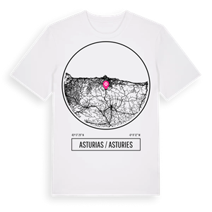 Asturias / Asturies t-shirt – ekologisk bomull t-shirt från Pinshirt