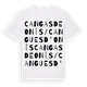 Cangas de Onís / Cangues d'Onís ordlek t-shirt