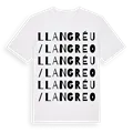 Llangréu / Langreo ordlek t-shirt