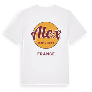 Alex cirkel t-shirt – ekologisk bomull t-shirt från Pinshirt