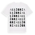 Allègre ordlek t-shirt