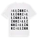 Allègre ordlek t-shirt