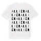 Allier ordlek t-shirt